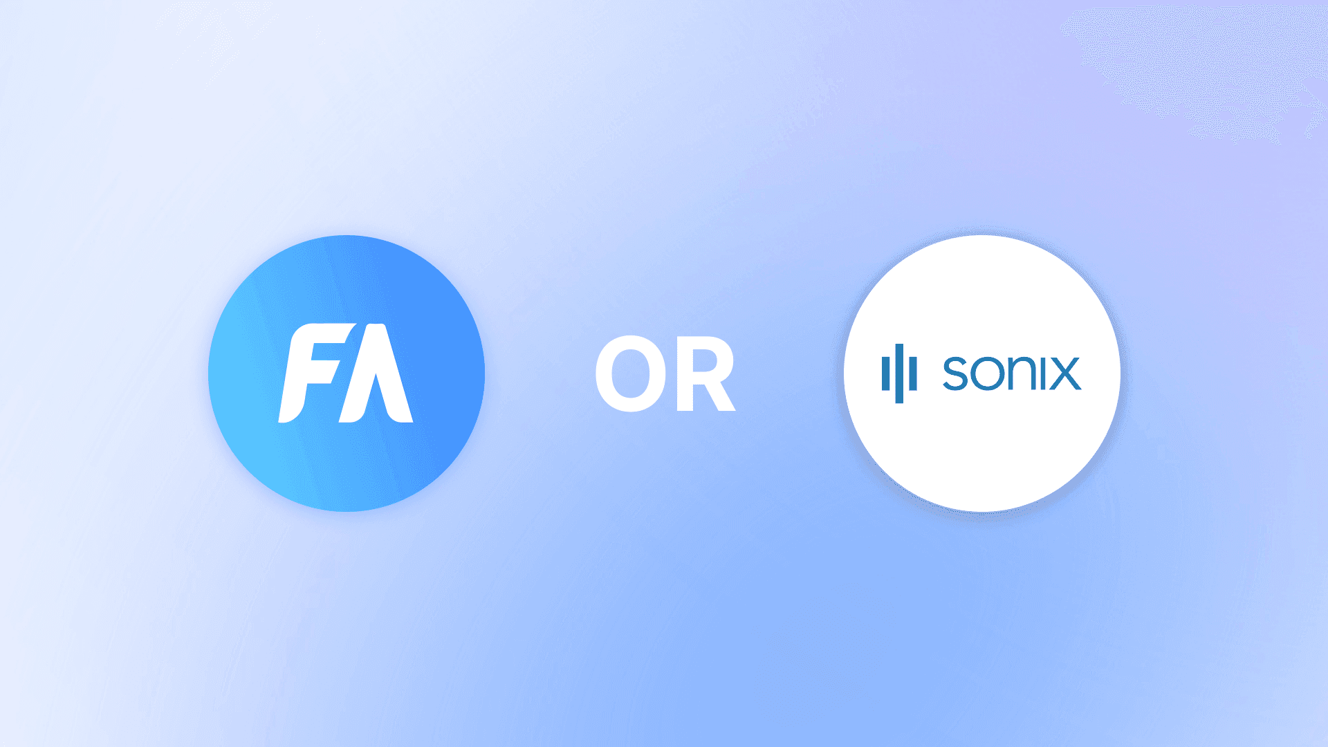 FastScribeX vs Sonix - professional transcription platform comparison 2026